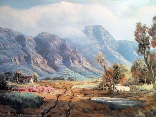 Johann Bonthuys - Landscape - Investment art at its finest!! Very low start price, bid now!!